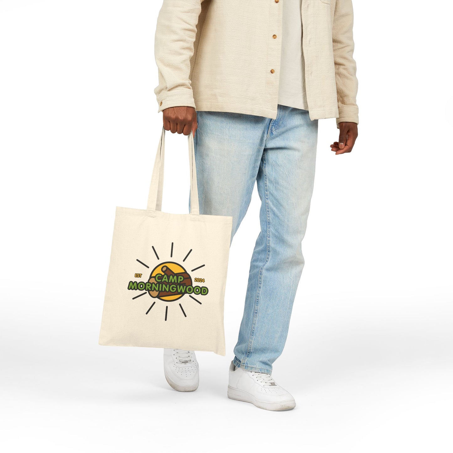 Camp Morningwood Cotton Canvas Tote Bag