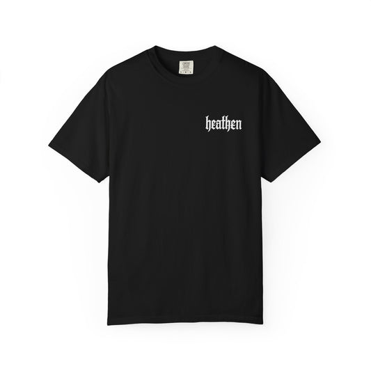 Ren's Heathen Front Logo Tee in White
