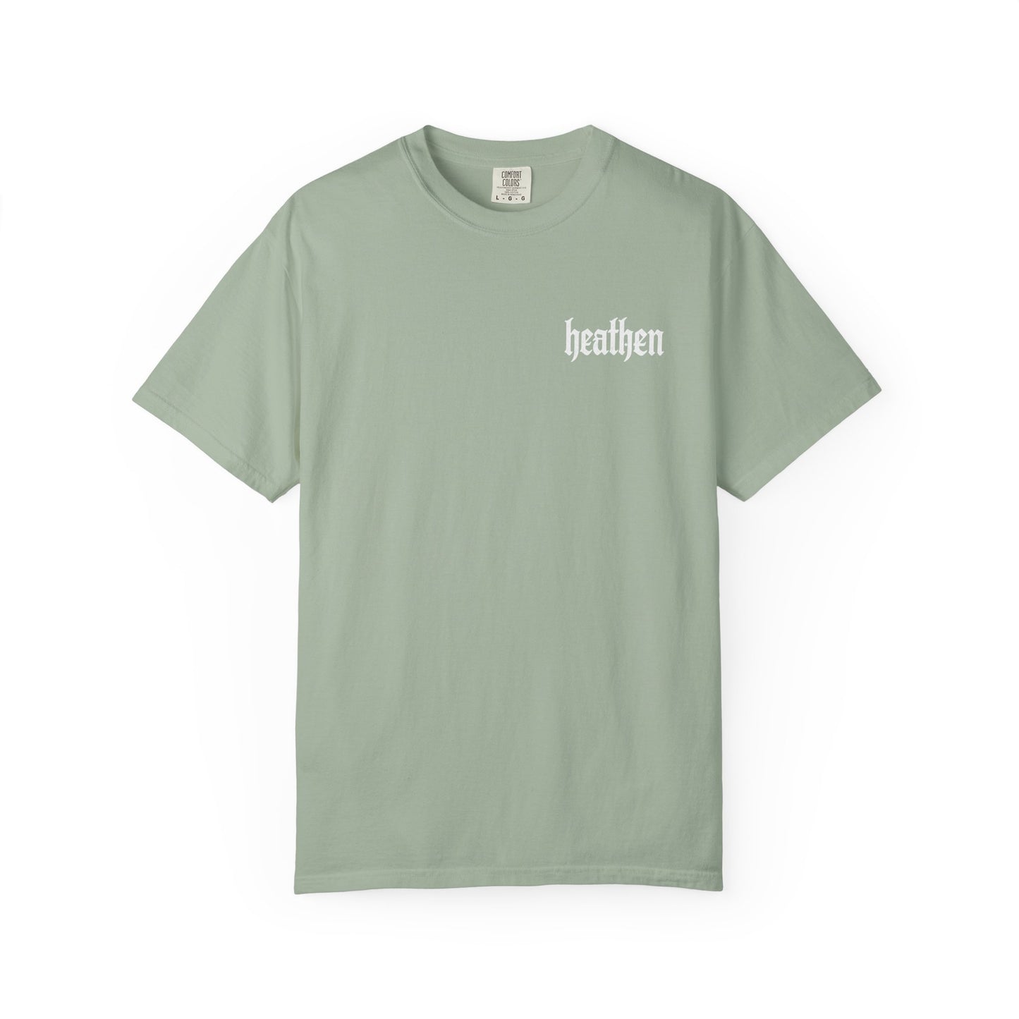 Ren's Heathen Front Logo Tee in White