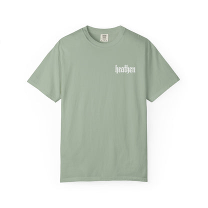 Ren's Heathen Front Logo Tee in White