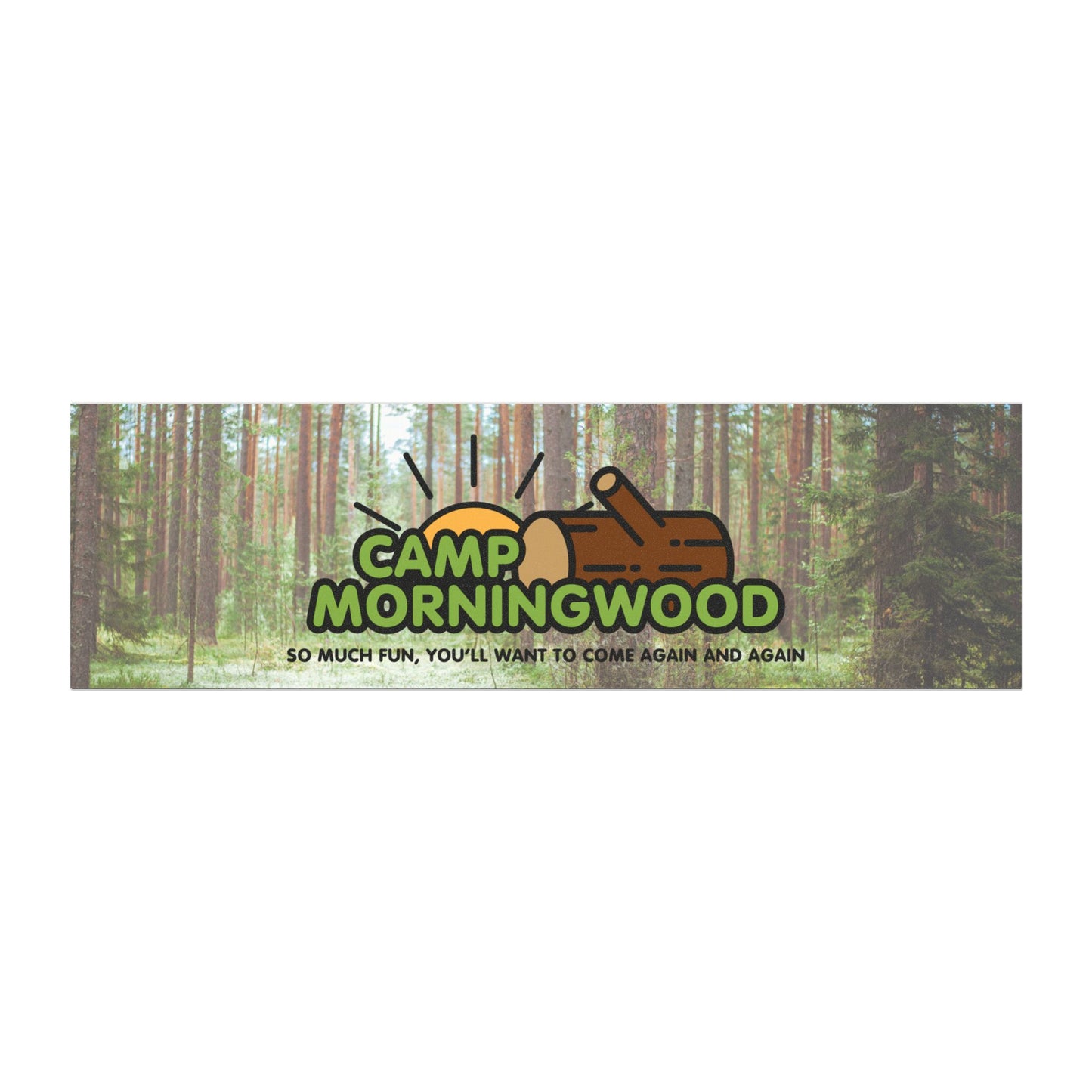 Camp Morningwood Car Magnet