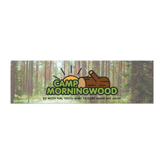 Camp Morningwood Car Magnet