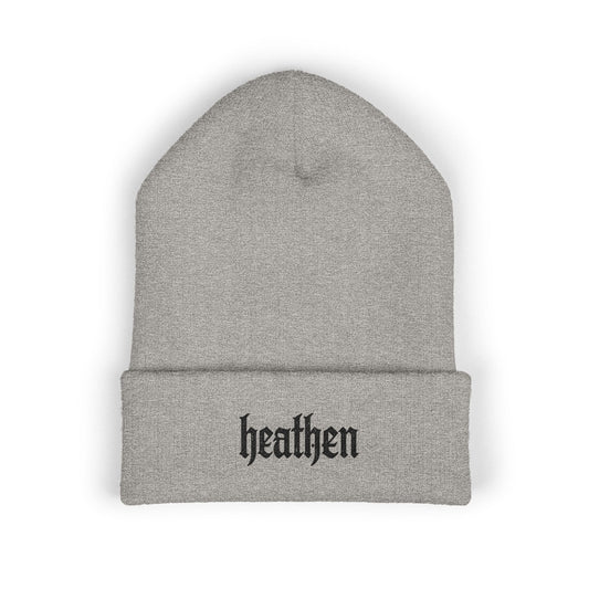 Embroidered Heathen Beanie