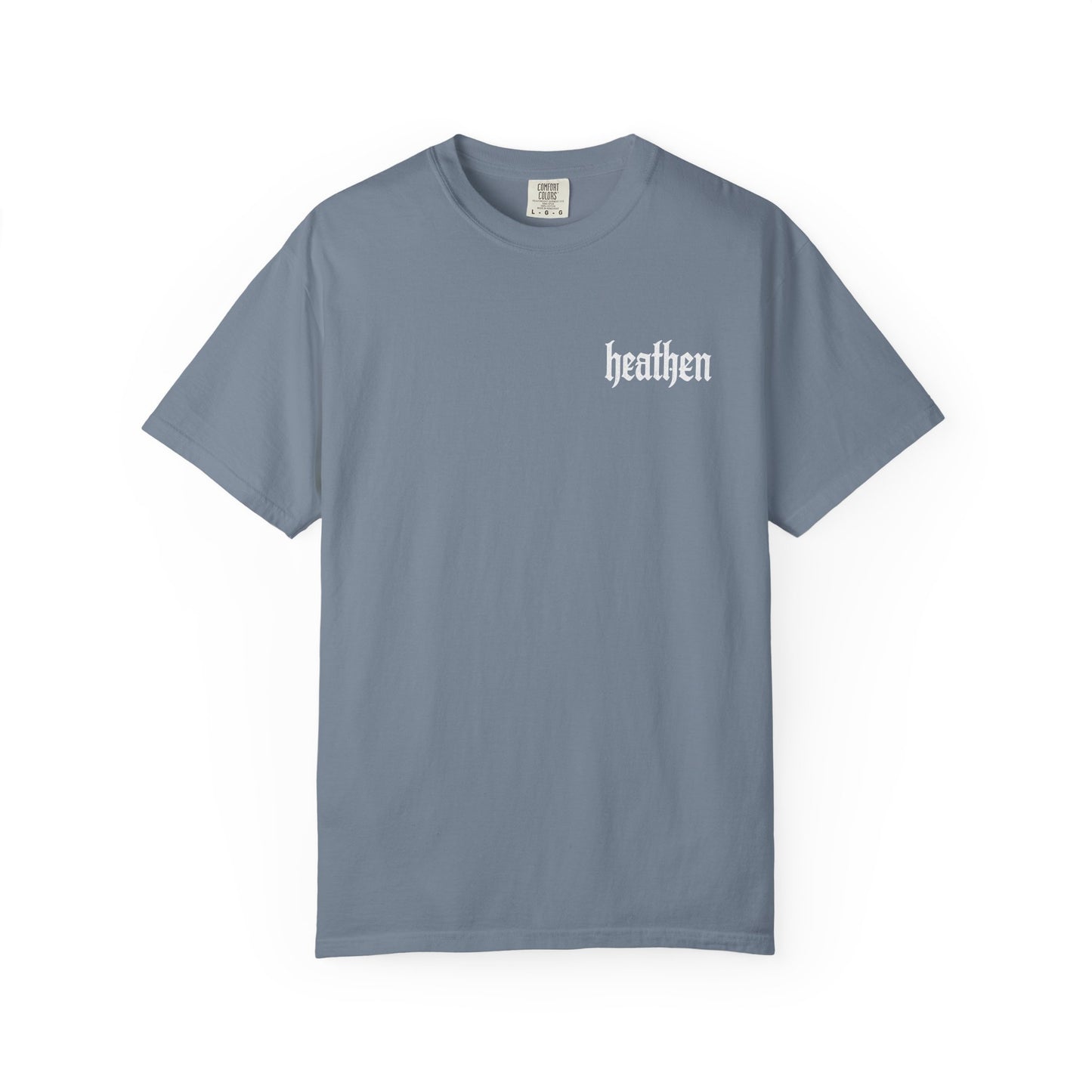 Ren's Heathen Front Logo Tee in White