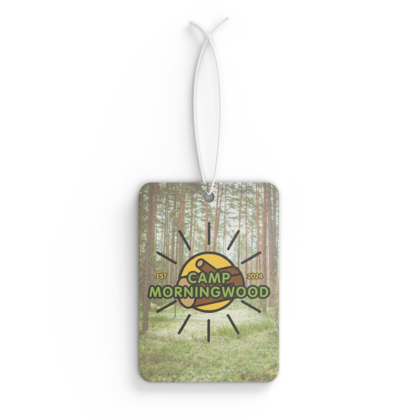 Camp Morningwood Car Air Freshener