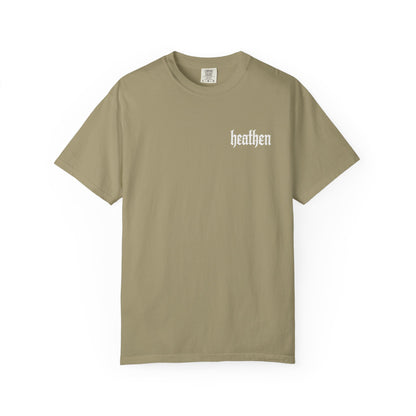 Ren's Heathen Front Logo Tee in White