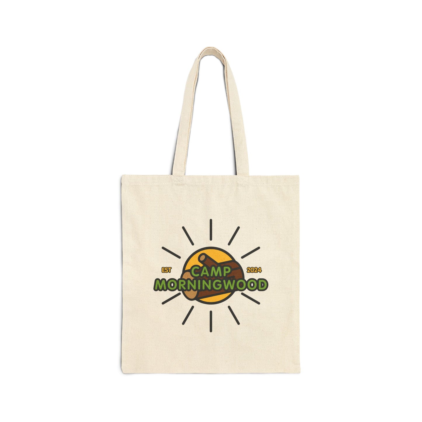 Camp Morningwood Cotton Canvas Tote Bag