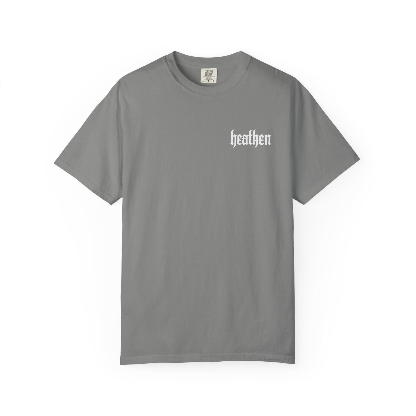 Ren's Heathen Front Logo Tee in White